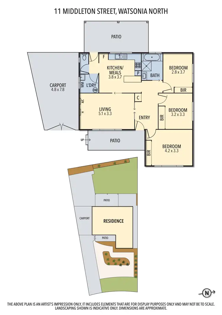 Floorplan of Homely house listing, 11 Middleton Street, Watsonia North VIC 3087