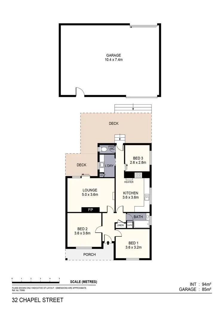 Floorplan of Homely house listing, 32 Chapel Street, Bendigo VIC 3550