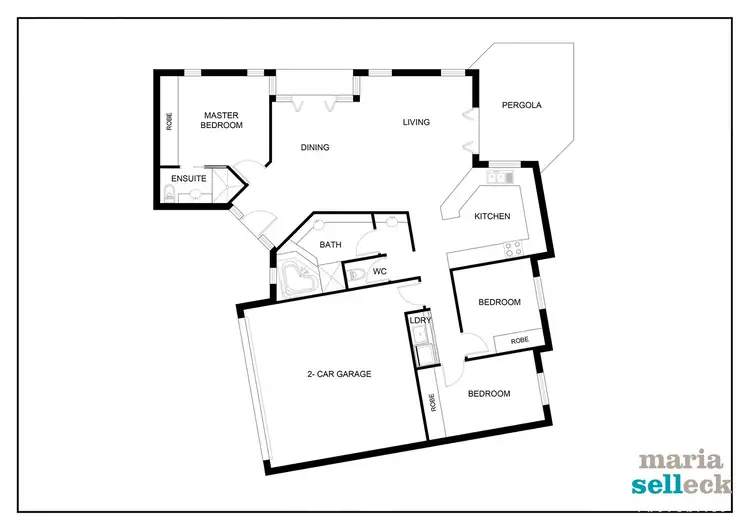 Floorplan of Homely townhouse listing, 2/26 Hutchins Street, Yarralumla ACT 2600
