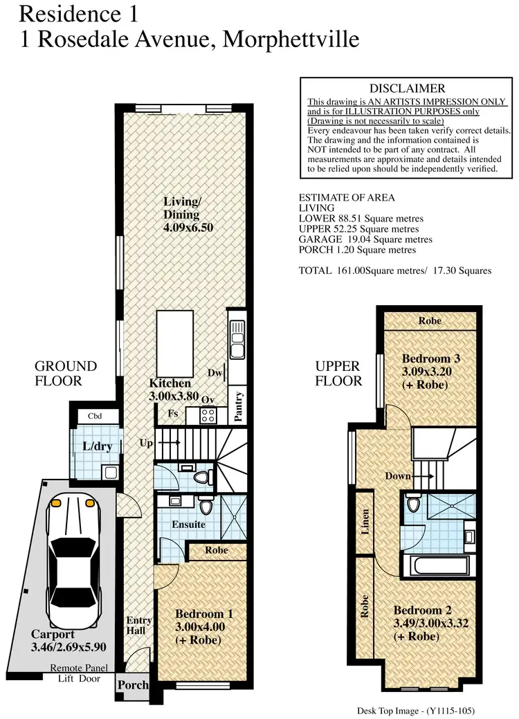 Floorplan of Homely house listing, 1E Rosedale Avenue, Morphettville SA 5043