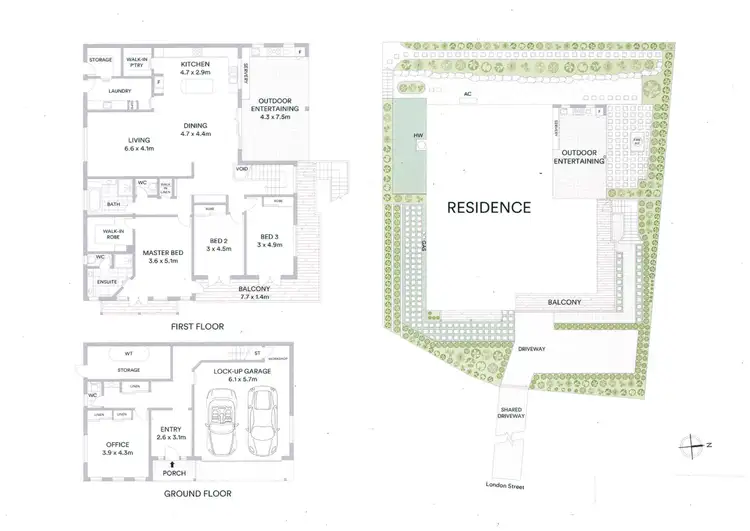 Floorplan of Homely house listing, 18A London Street, Ashgrove QLD 4060