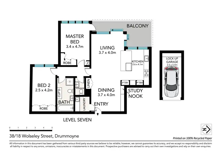 Floorplan of Homely apartment listing, 38/18 Wolseley Street, Drummoyne NSW 2047