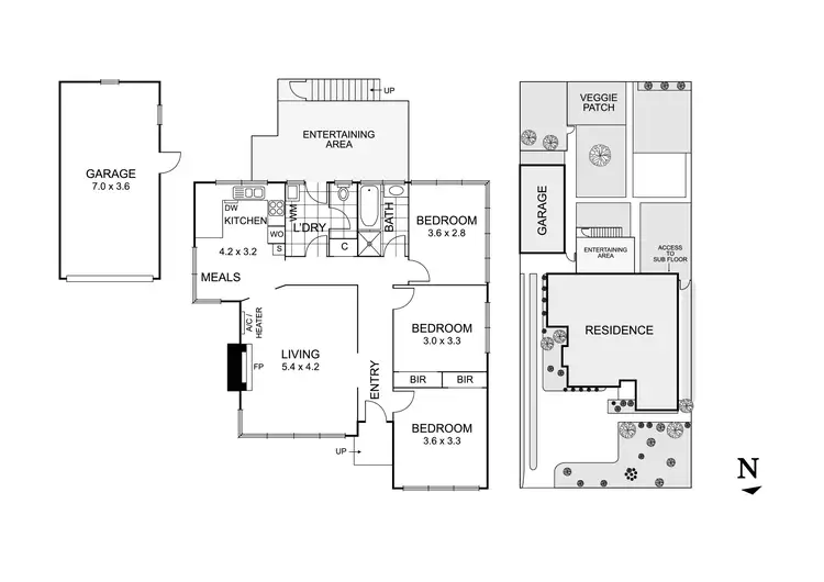 Floorplan of Homely house listing, 143 Nell Street, Greensborough VIC 3088