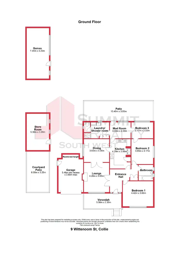 Floorplan of Homely house listing, 9 Wittenoom Street, Collie WA 6225