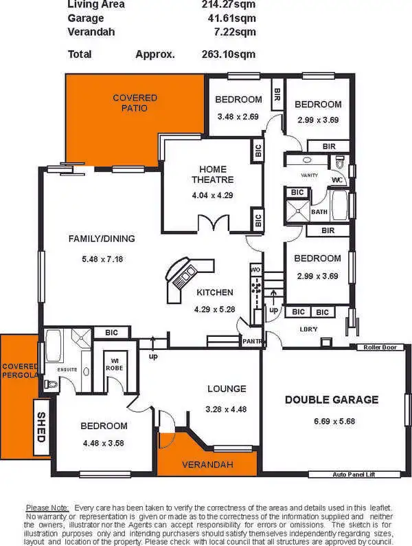 Floorplan of Homely house listing, 5 Creekview Drive, Walkley Heights SA 5098