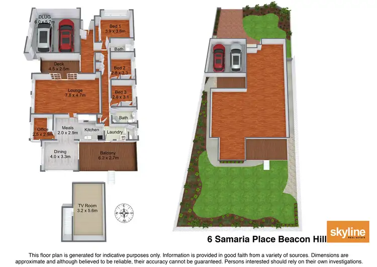 Floorplan of Homely house listing, 6 Samarai Place, Beacon Hill NSW 2100