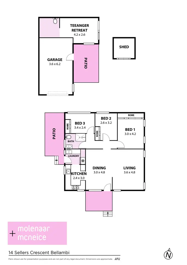 Floorplan of Homely house listing, 14 Sellers Crescent, Bellambi NSW 2518