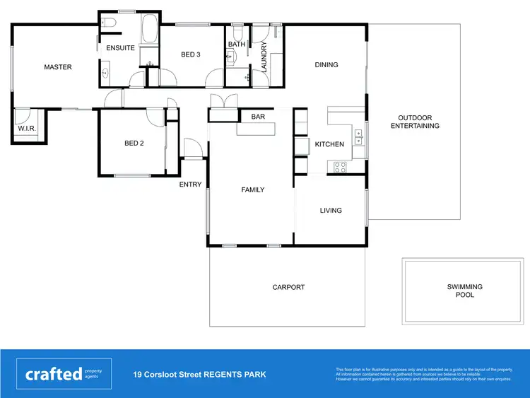Floorplan of Homely house listing, 19 Corsloot Street, Regents Park QLD 4118
