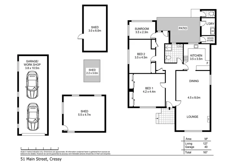 Floorplan of Homely house listing, 51 Main Street, Cressy TAS 7302