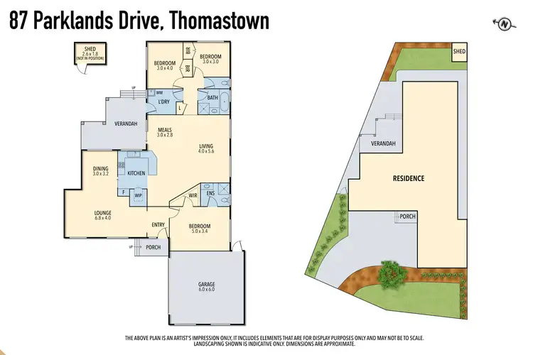 Floorplan of Homely house listing, 87 Parklands Drive, Thomastown VIC 3074