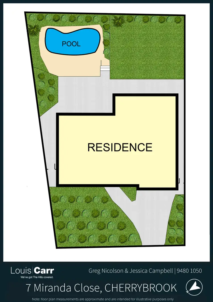 Floorplan of Homely house listing, 7 Miranda Close, Cherrybrook NSW 2126