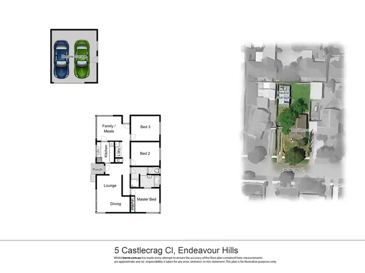 Floorplan of Homely house listing, 5 Castlecrag Close, Endeavour Hills VIC 3802