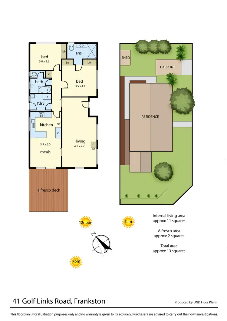 Floorplan of Homely house listing, 41 Golf Links Road, Frankston VIC 3199