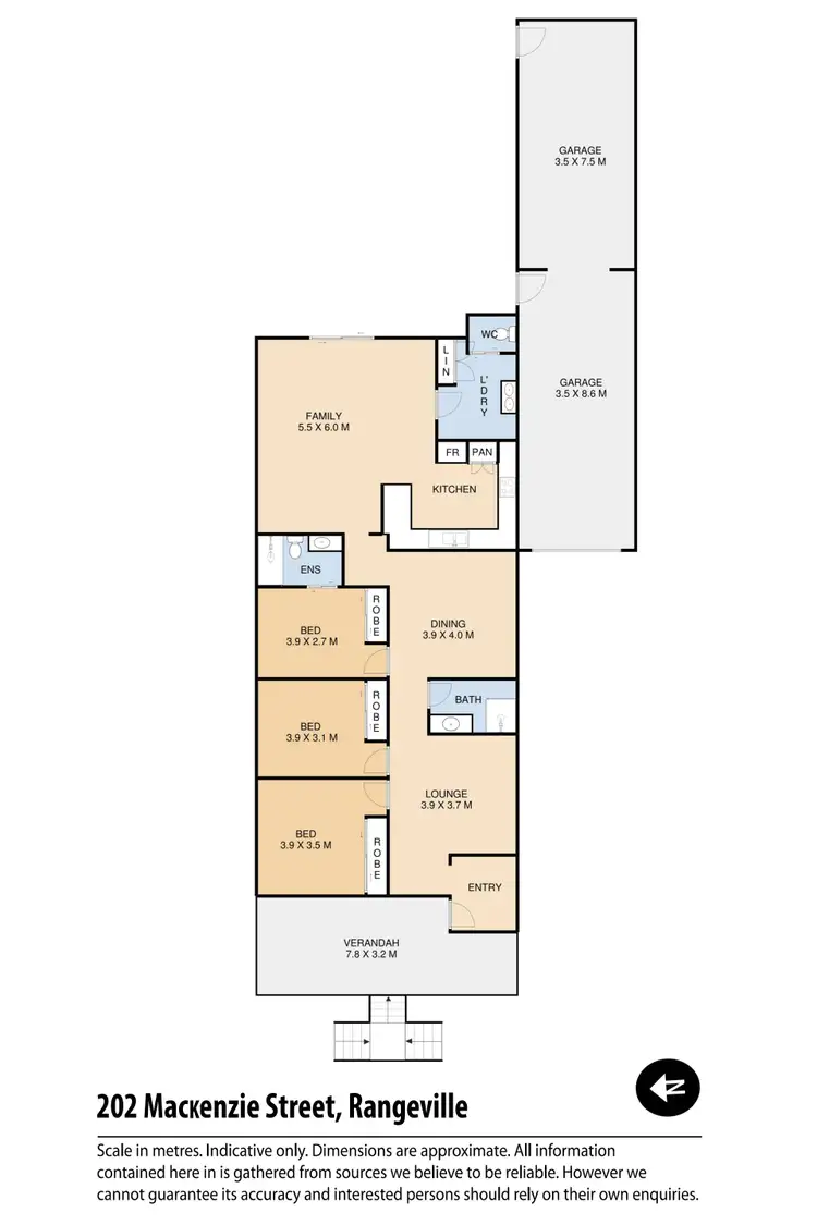 Floorplan of Homely house listing, 202 Mackenzie Street, Rangeville QLD 4350