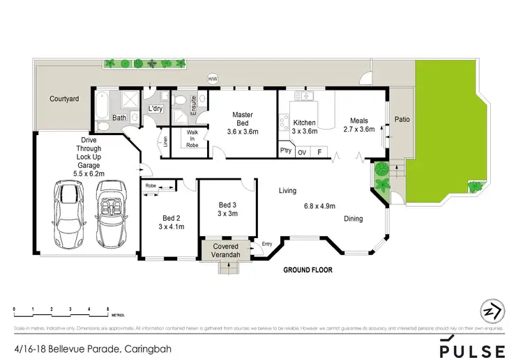 Floorplan of Homely villa listing, 4/16-18 Bellevue Parade, Caringbah NSW 2229