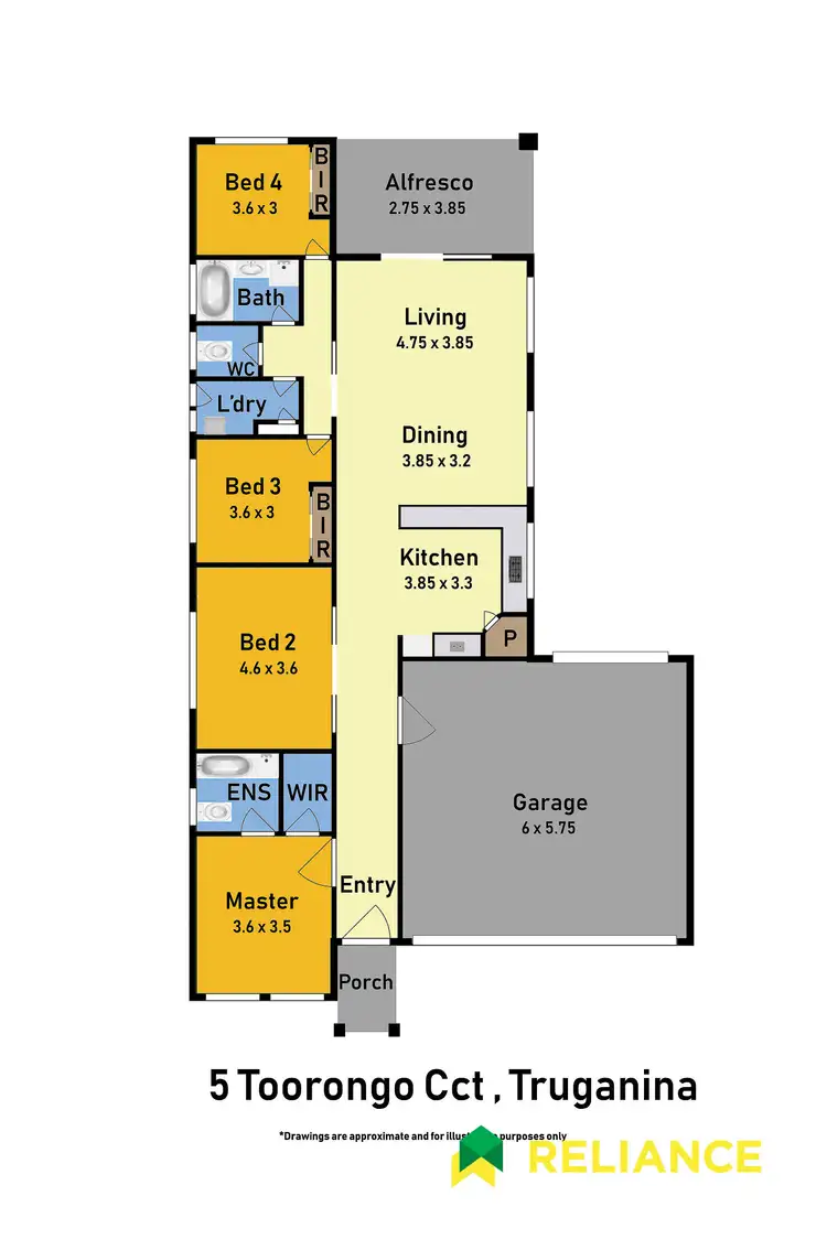 Floorplan of Homely house listing, 5 Toorongo Circuit, Truganina VIC 3029