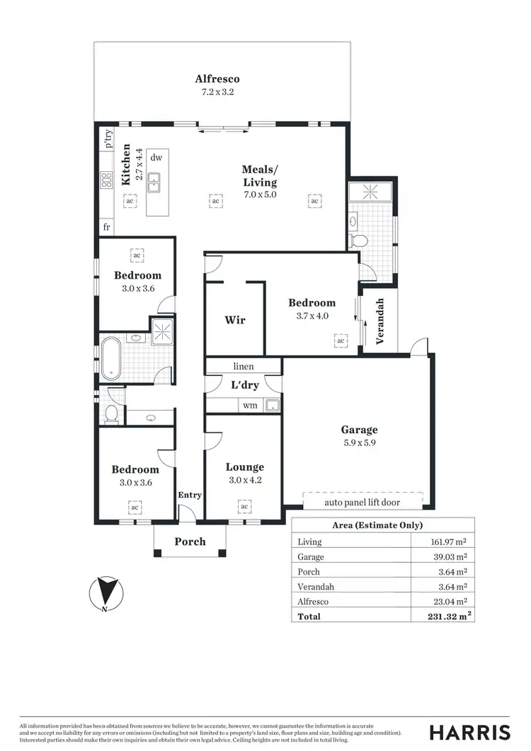 Floorplan of Homely house listing, 32 Weroona Avenue, Park Holme SA 5043