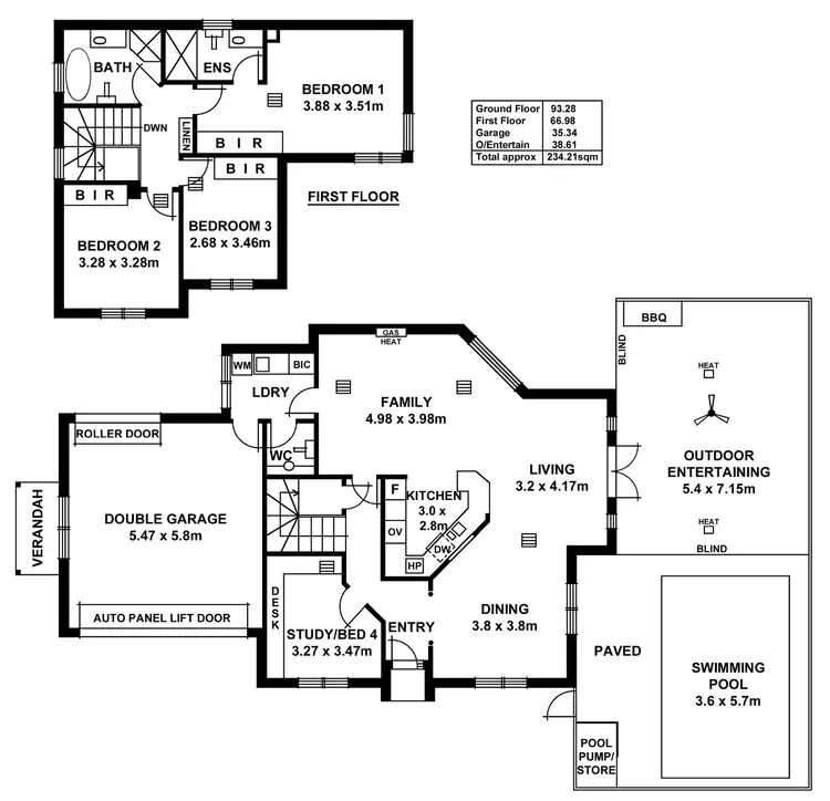 Floorplan of Homely house listing, 17B Lancelot Avenue, Hazelwood Park SA 5066