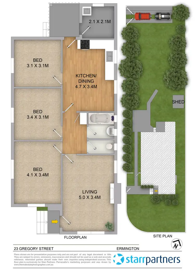 Floorplan of Homely house listing, 23 Gregory Street, Ermington NSW 2115