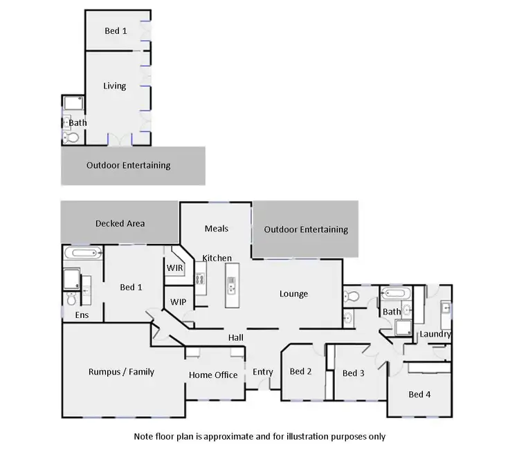 Floorplan of Homely house listing, 955 Koorlong Avenue, Irymple VIC 3498