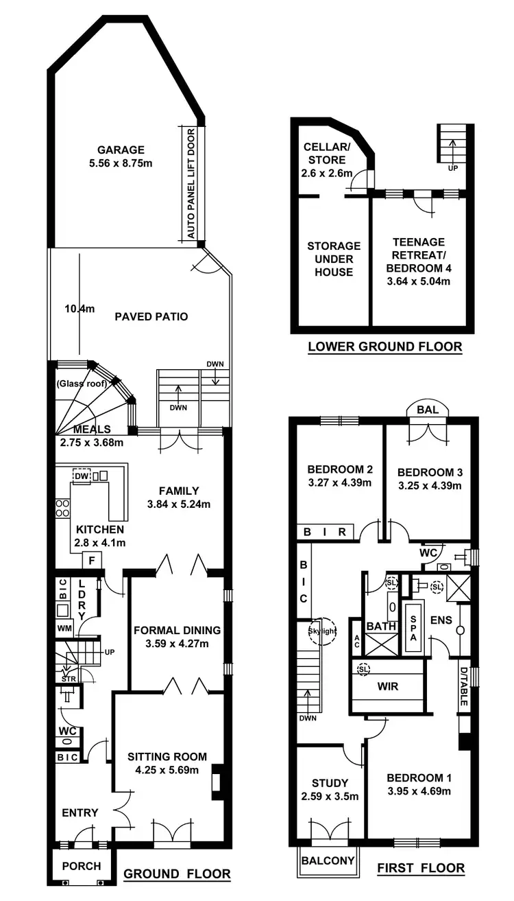 Floorplan of Homely house listing, 85 Palmer Place, North Adelaide SA 5006