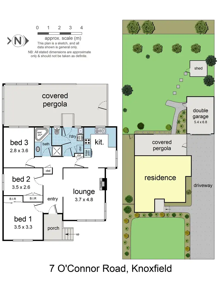 Floorplan of Homely house listing, 7 O'Connor Road, Knoxfield VIC 3180