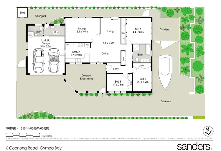 Floorplan of Homely villa listing, 6 Coonong Road, Gymea Bay NSW 2227