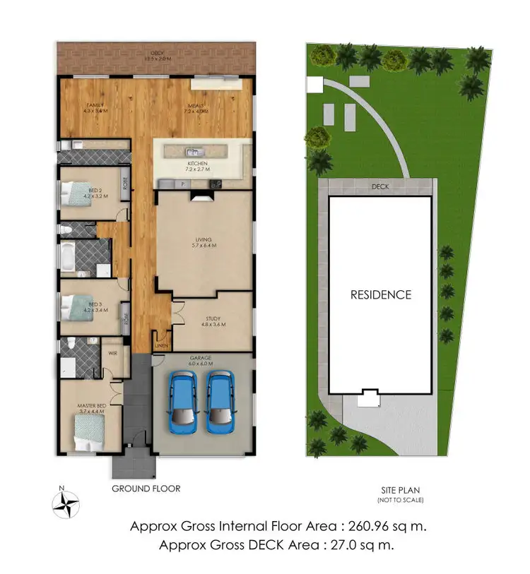 Floorplan of Homely house listing, 59 Darley Drive, Darley VIC 3340