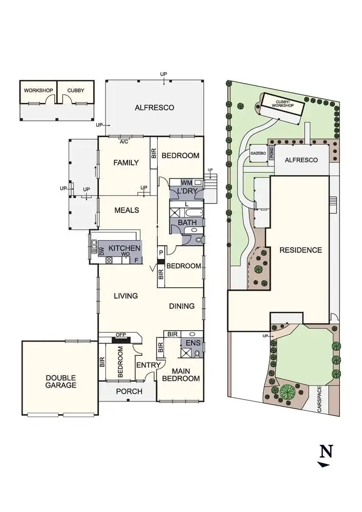 Floorplan of Homely house listing, 11 Lotus Court, Diamond Creek VIC 3089