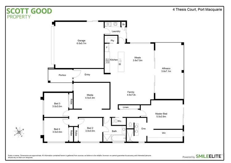 Floorplan of Homely house listing, 4 Thesis Court, Thrumster NSW 2444