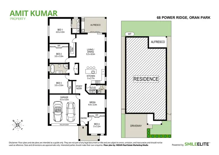 Floorplan of Homely house listing, 68 Power Ridge, Oran Park NSW 2570