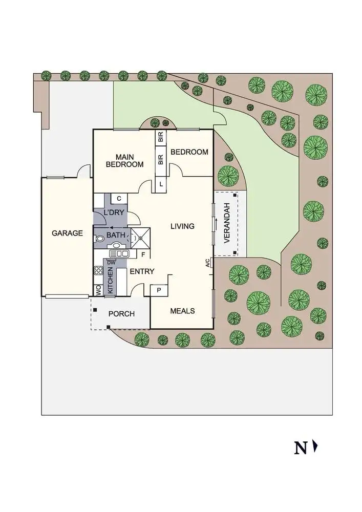 Floorplan of Homely unit listing, 4/1 Oldstead Road, Greensborough VIC 3088