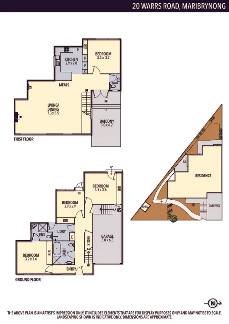 Floorplan of Homely house listing, 20 Warrs Road, Maribyrnong VIC 3032