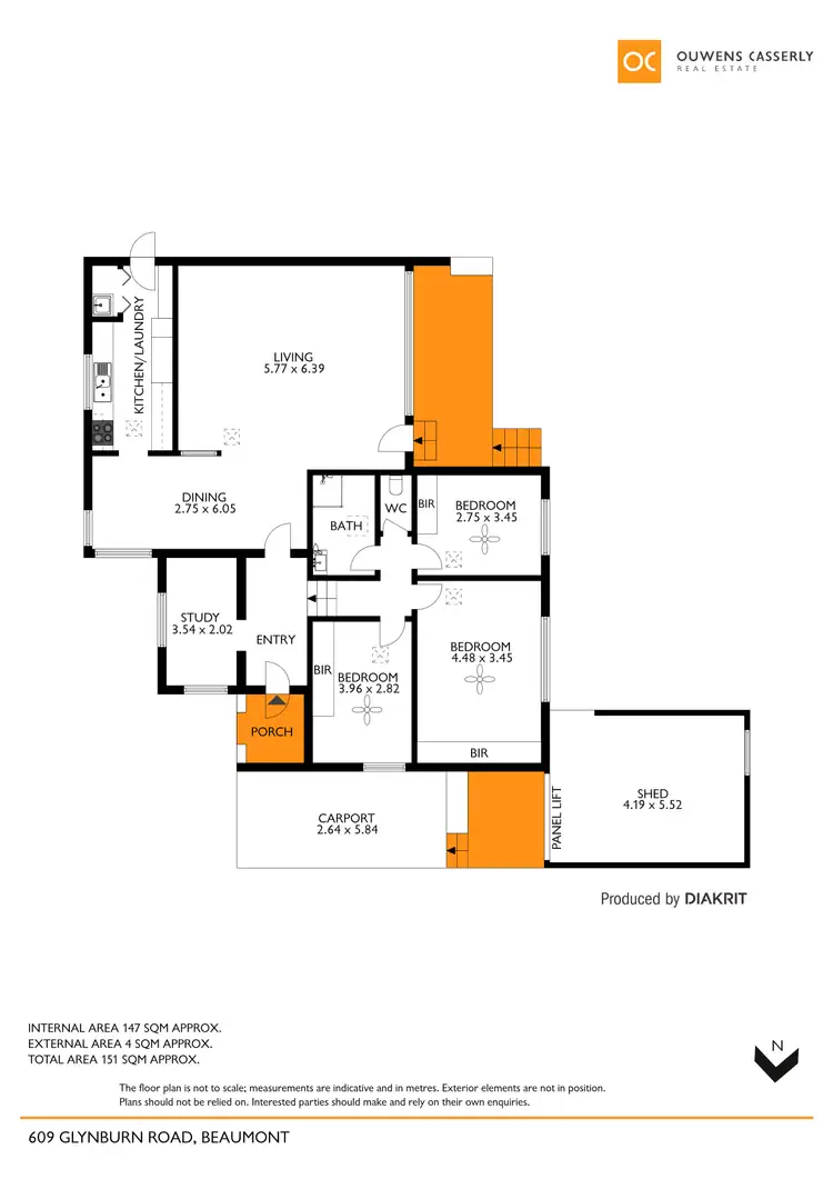 Floorplan of Homely house listing, 609 Glynburn Road, Beaumont SA 5066