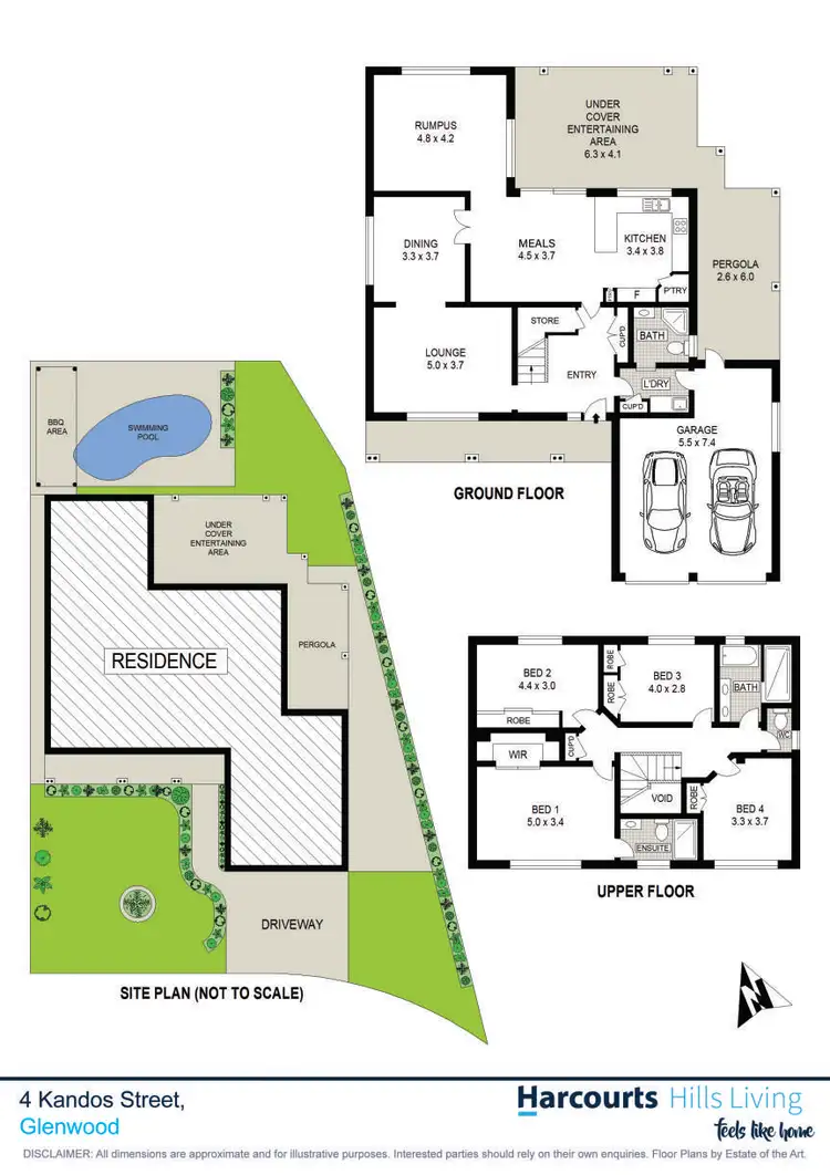 Floorplan of Homely house listing, 4 Kandos Street, Glenwood NSW 2768