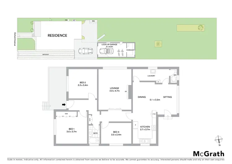Floorplan of Homely house listing, 83 Oxford Avenue, Bankstown NSW 2200