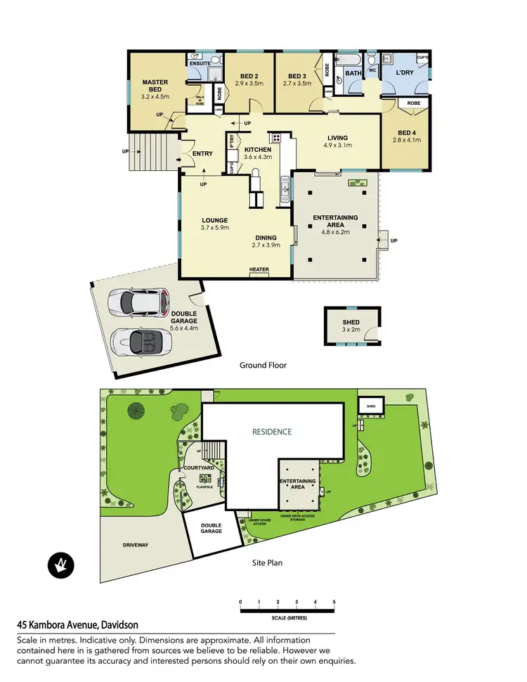Floorplan of Homely house listing, 45 Kambora Avenue, Davidson NSW 2085