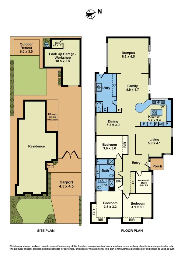 Floorplan of Homely house listing, 5 Austin Street, St Albans VIC 3021