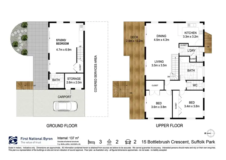 Floorplan of Homely house listing, 15 Bottlebrush Crescent, Suffolk Park NSW 2481