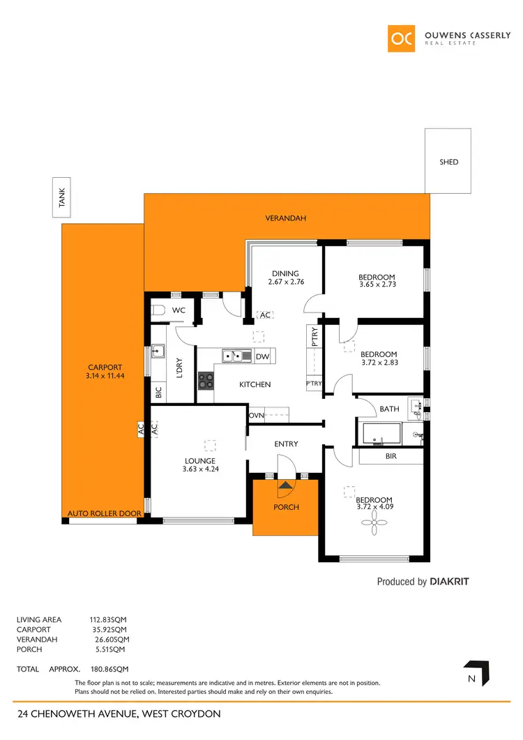 Floorplan of Homely house listing, 24 Chenoweth Avenue, West Croydon SA 5008