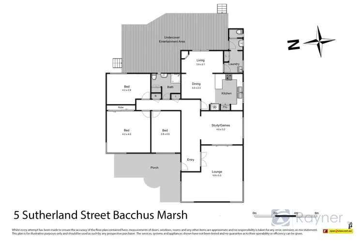 Floorplan of Homely house listing, 5 Sutherland Street, Bacchus Marsh VIC 3340