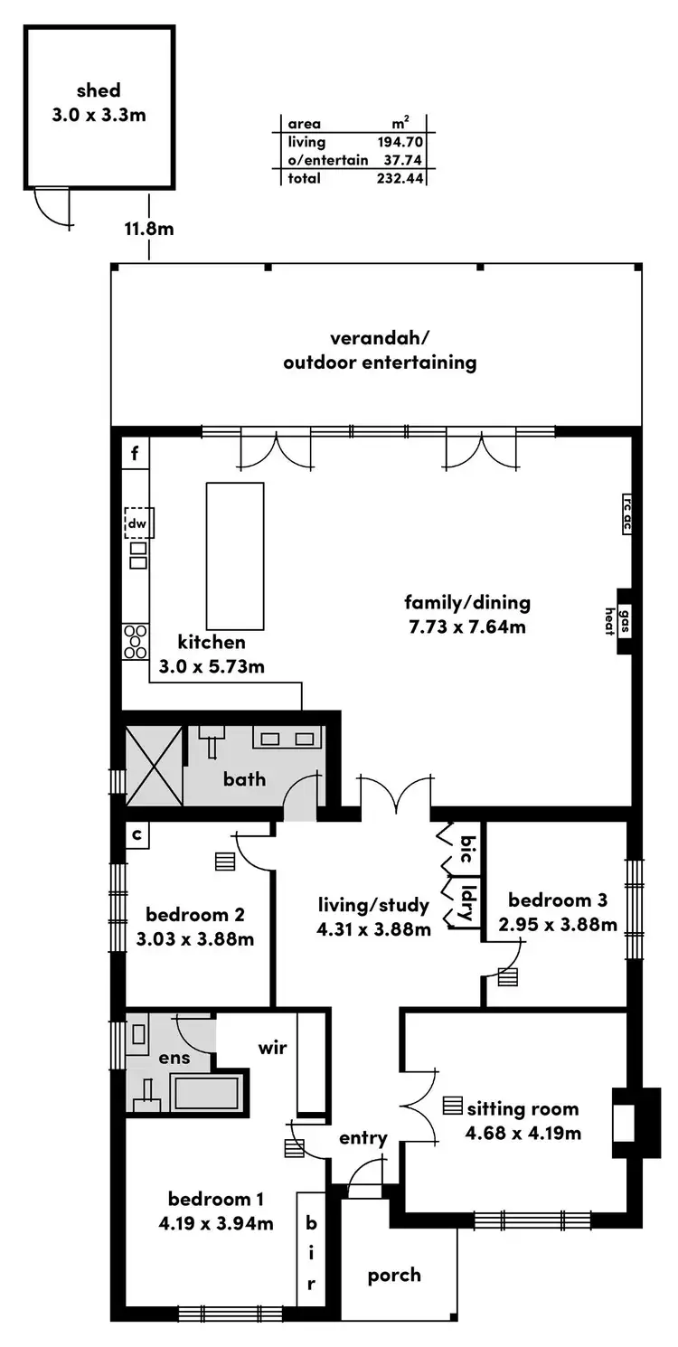 Floorplan of Homely house listing, 7 Cotham Avenue, Kensington Park SA 5068