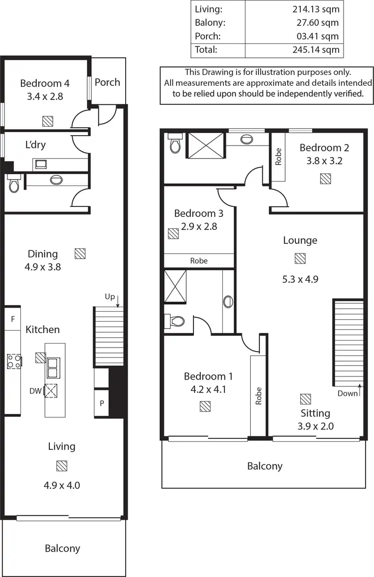 Floorplan of Homely house listing, 42/100 Rose Terrace, Wayville SA 5034