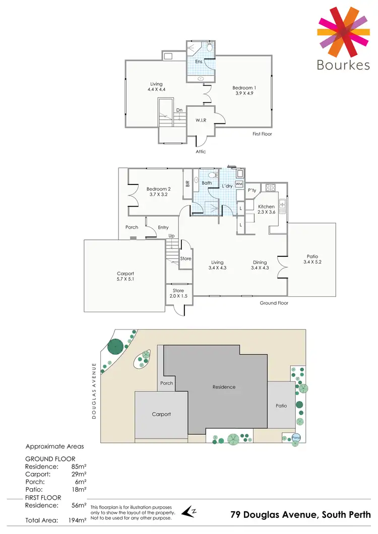 Floorplan of Homely house listing, 79 Douglas Avenue, South Perth WA 6151