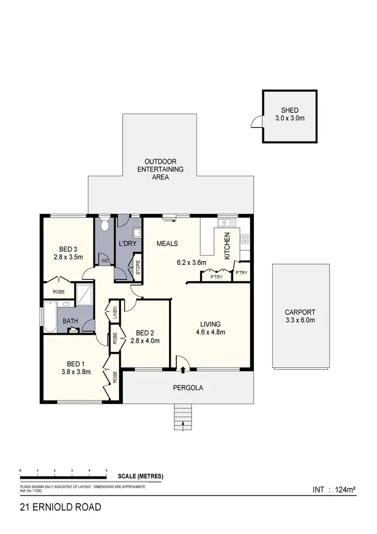 Floorplan of Homely house listing, 21 Erniold Road, Strathdale VIC 3550