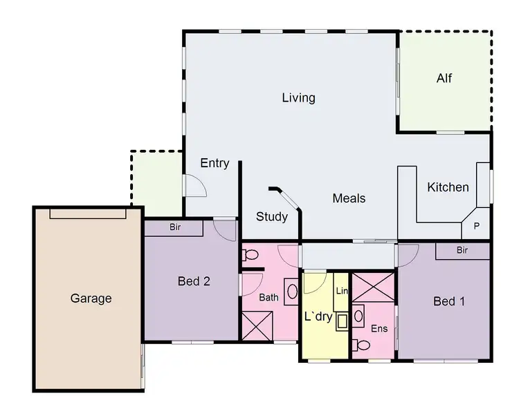 Floorplan of Homely house listing, 2/18 Tuson Street, Ararat VIC 3377