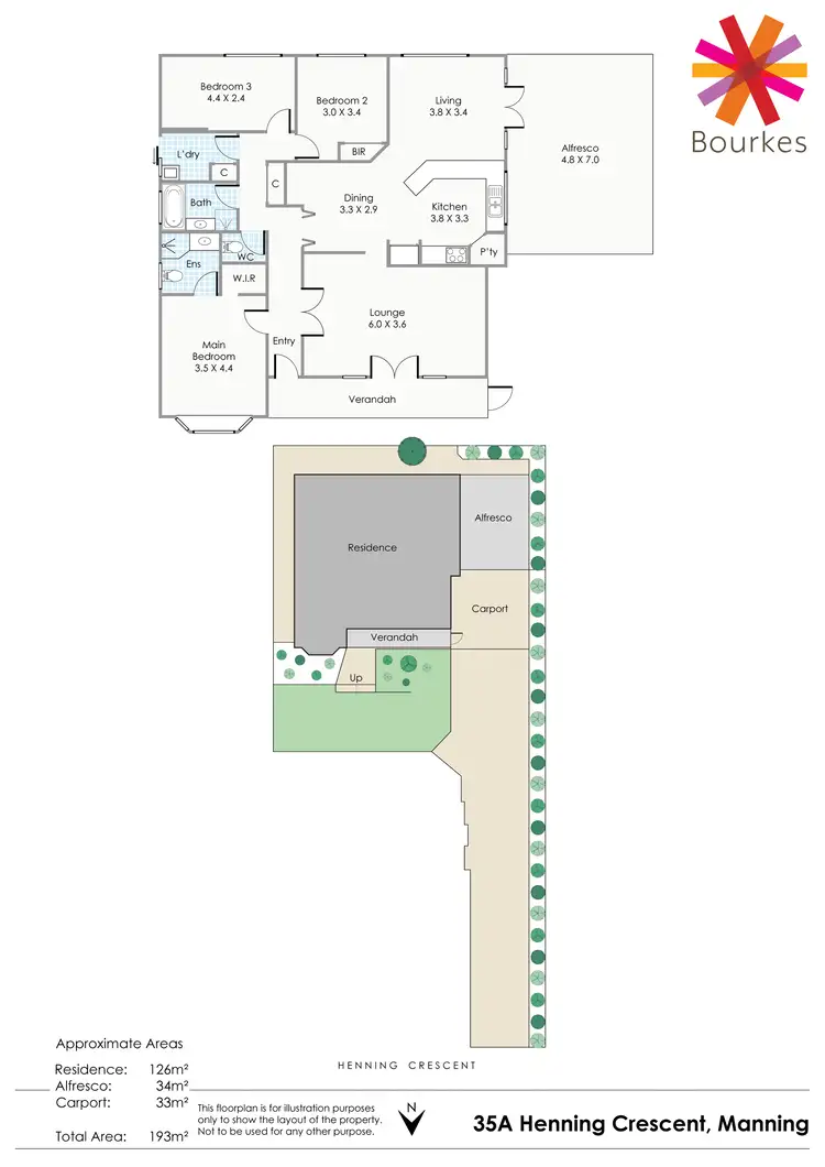 Floorplan of Homely house listing, 35A Henning Crescent, Manning WA 6152