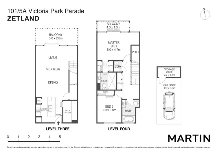 Floorplan of Homely apartment listing, 101/5A Victoria Park Parade, Zetland NSW 2017