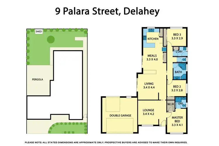 Floorplan of Homely house listing, 9 Palara Street, Delahey VIC 3037