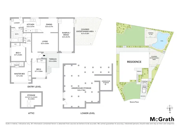Floorplan of Homely house listing, 6 Barana Place, Kareela NSW 2232